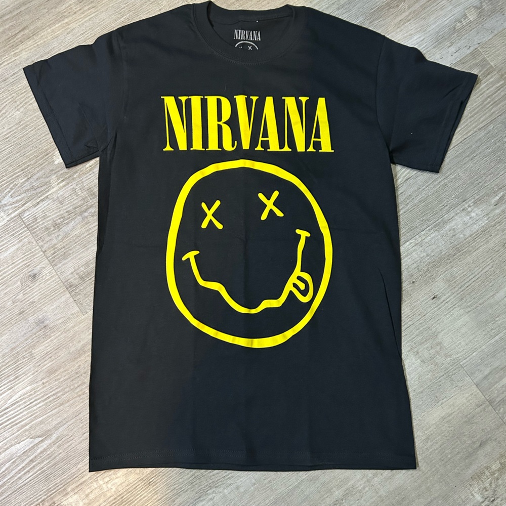 Black Nirvana Graphic T-Shirt
